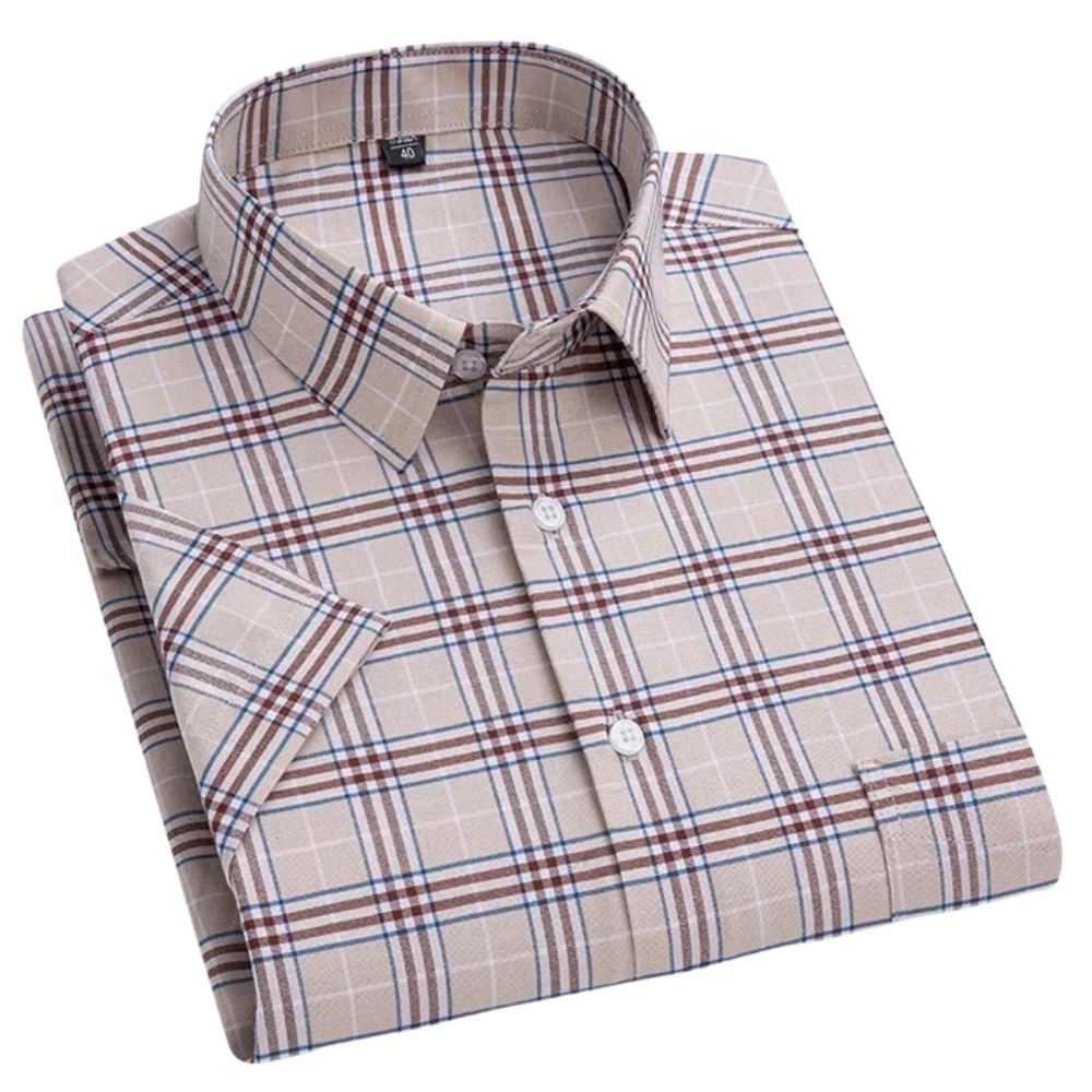 Givalli - Chemise en Coton à Manches Courtes 