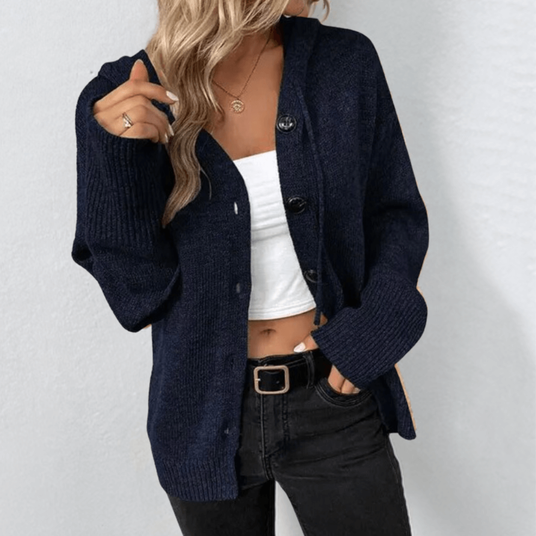Brittan | Cardigan tricoté avec boutons 