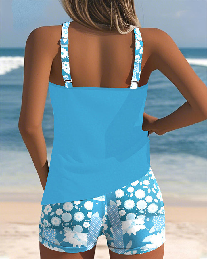 Kaless™ | Maillot de bain deux pièces avec coupe confortable et style plage floral 