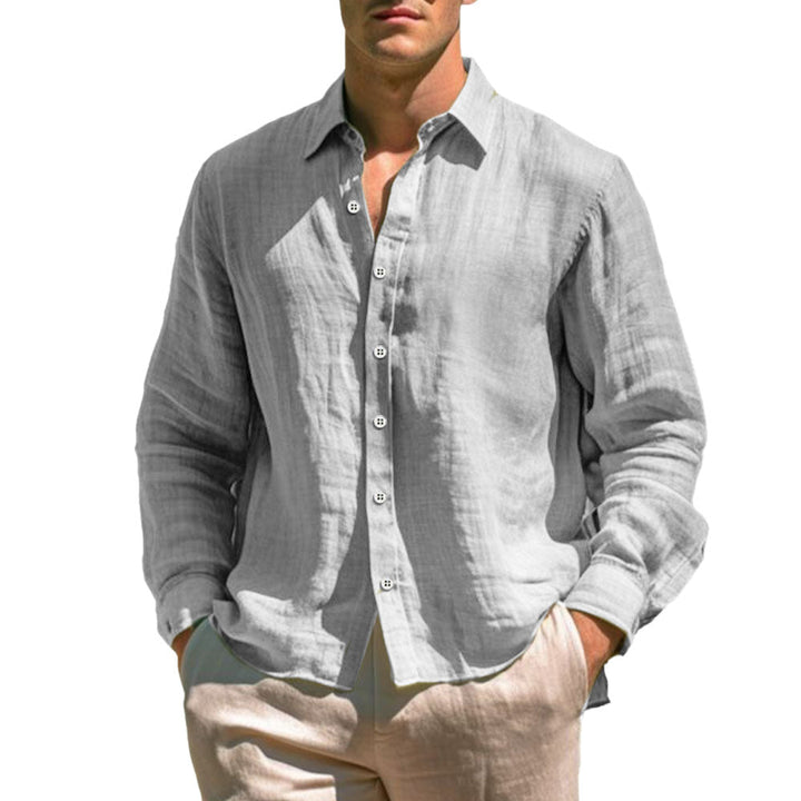 Chemise en lin décontractée 