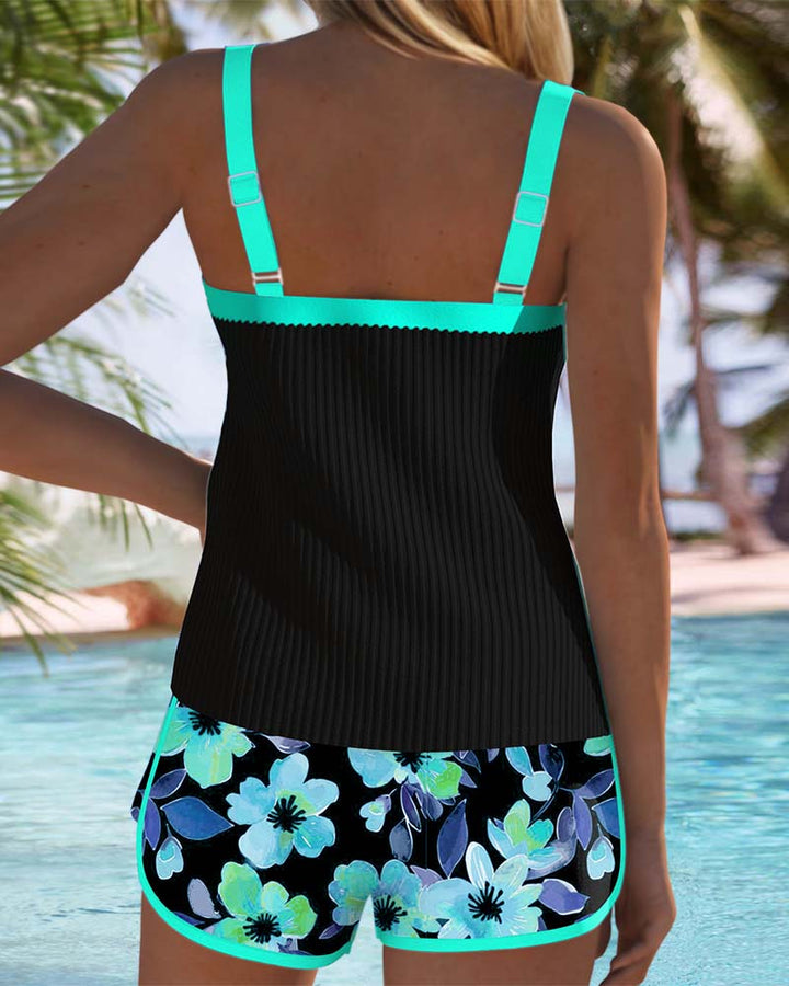 Birgitt™ | Ensemble de tankini floral élégant 