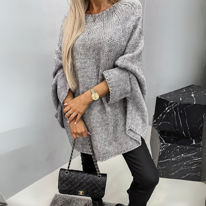 Isabelle | Élégant Pull pour Femme avec Col Rond 