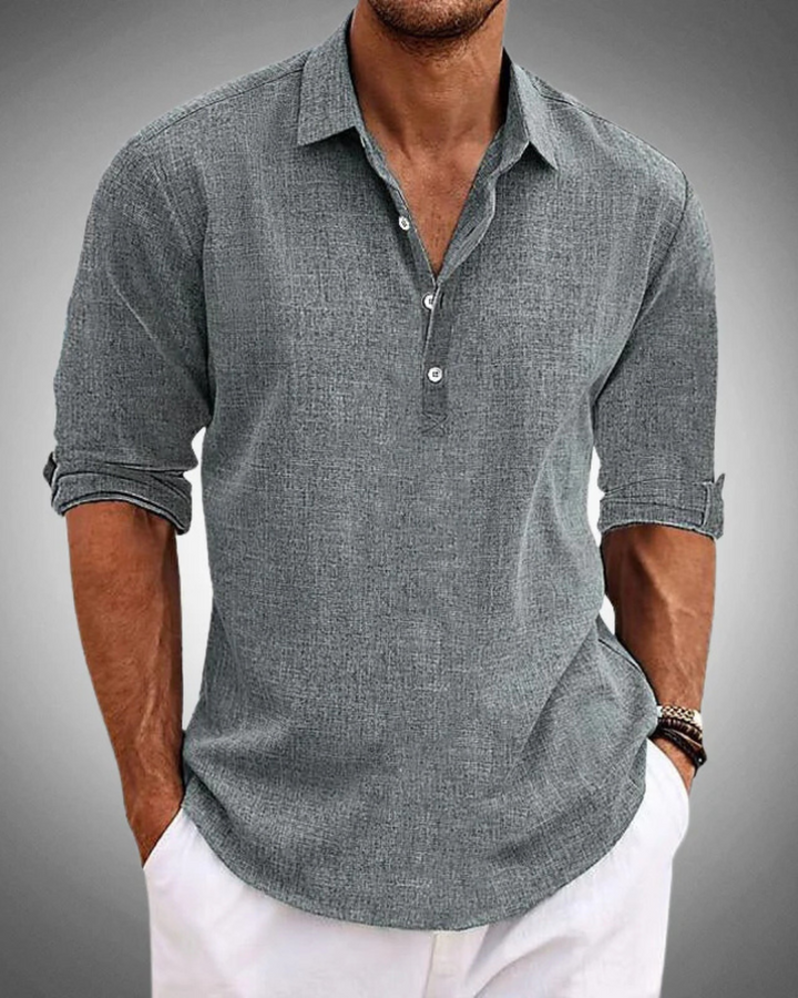 Chemise en coton classique Sabbio 