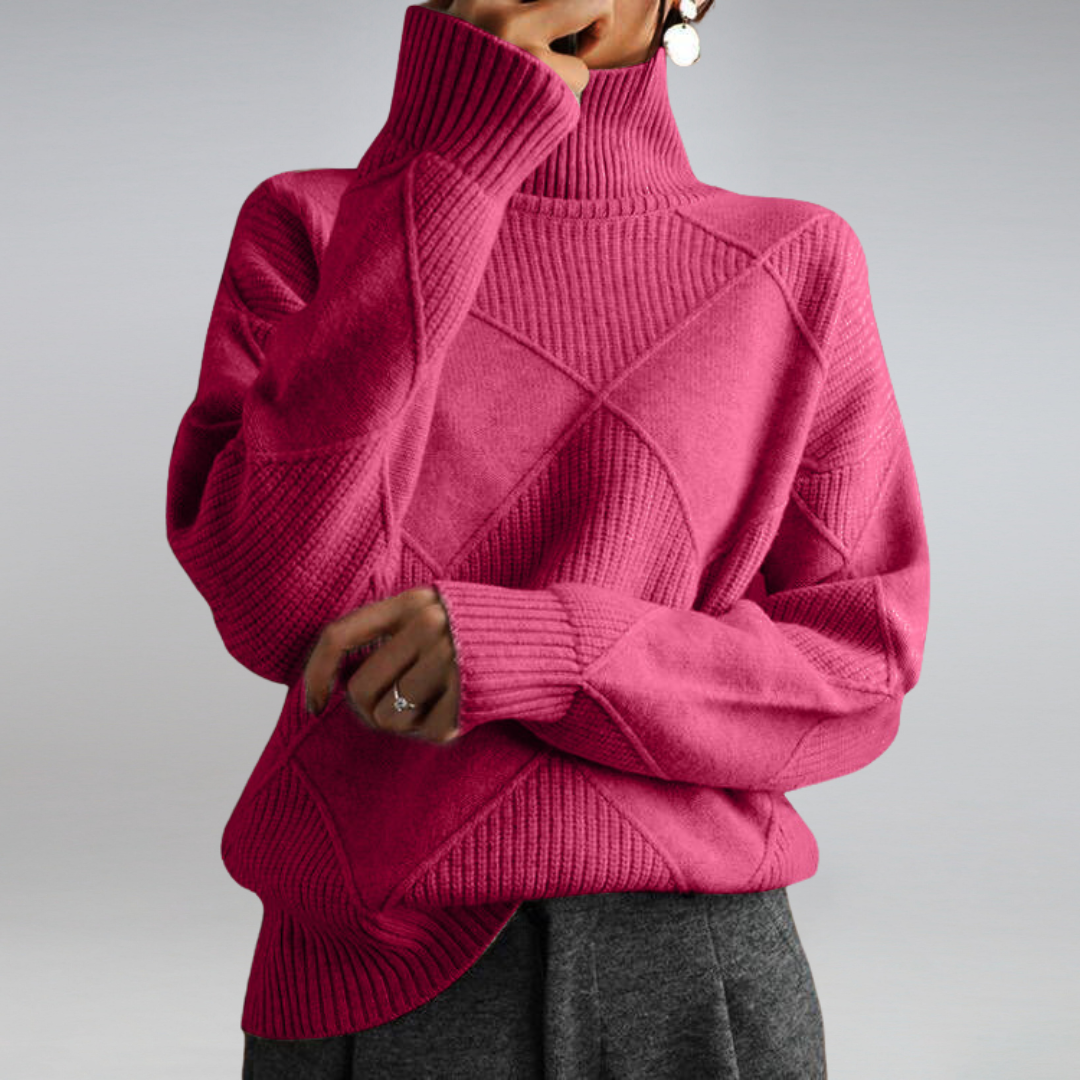 Adelle | Pull à col roulé douillet 