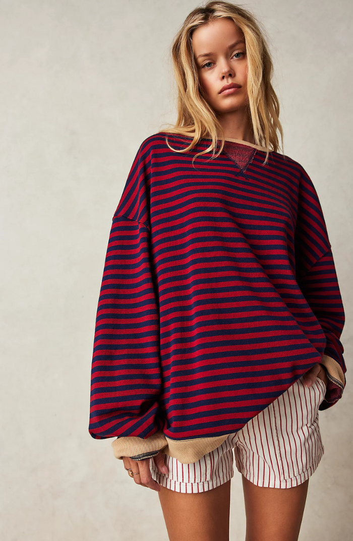 Mana | Pull rayé surdimensionné 