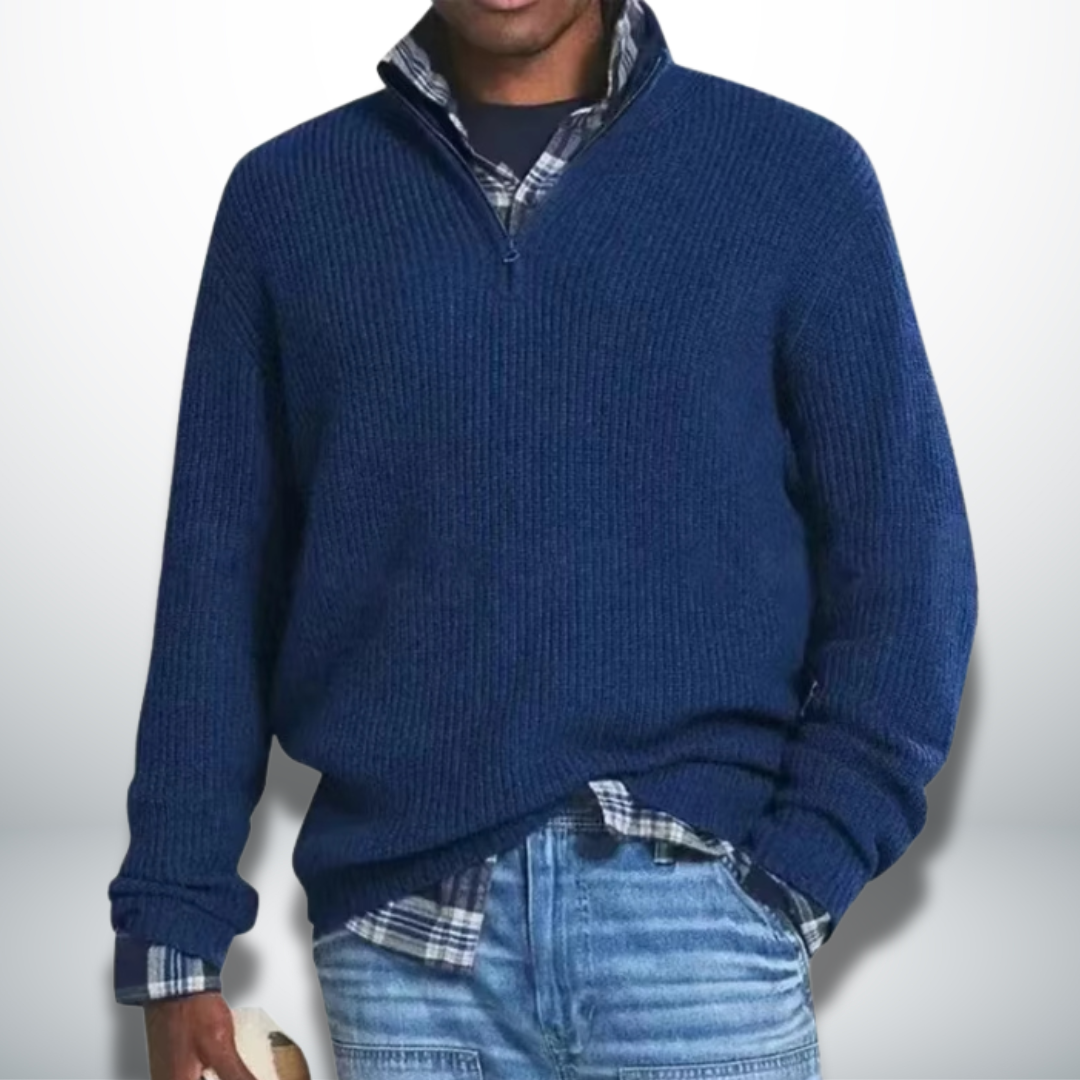 Caleb - Pull Chaud Classique 