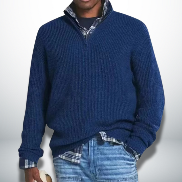 Caleb - Pull Chaud Classique 
