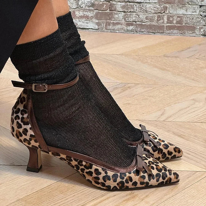 Clementine™ | Luxe Leopard Print Heels