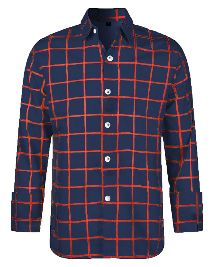 Chemise à carreaux classique 