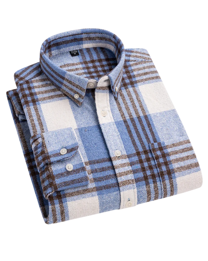 Givalli - Chemise en coton à carreaux 