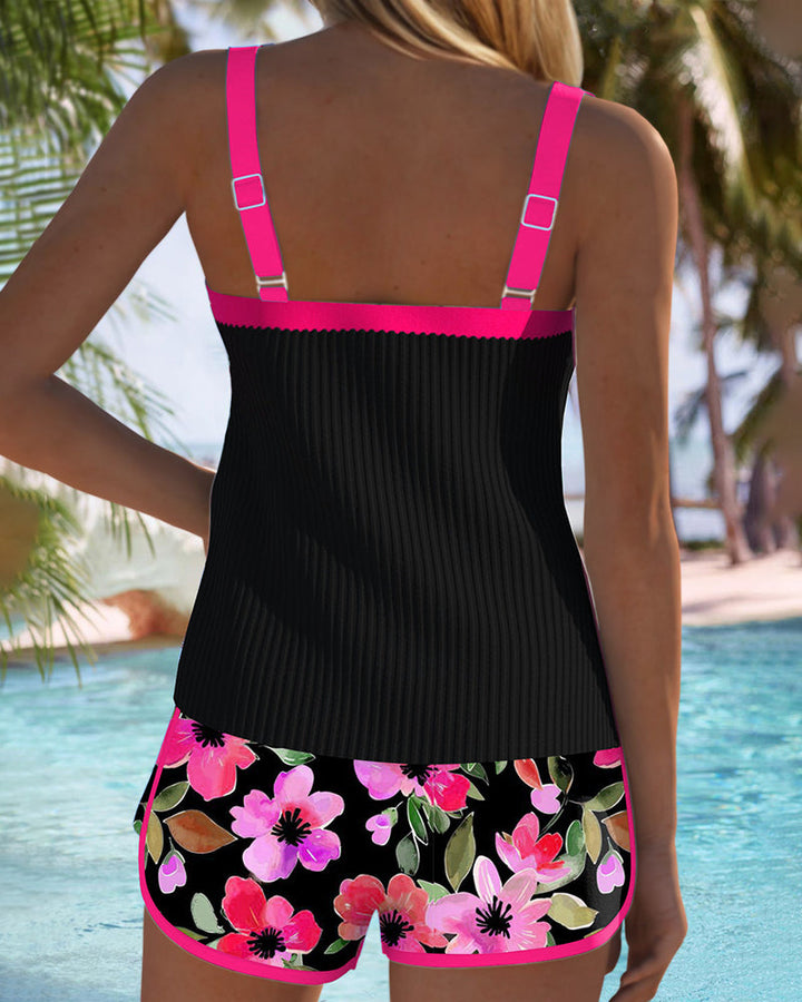 Birgitt™ | Ensemble de tankini floral élégant 