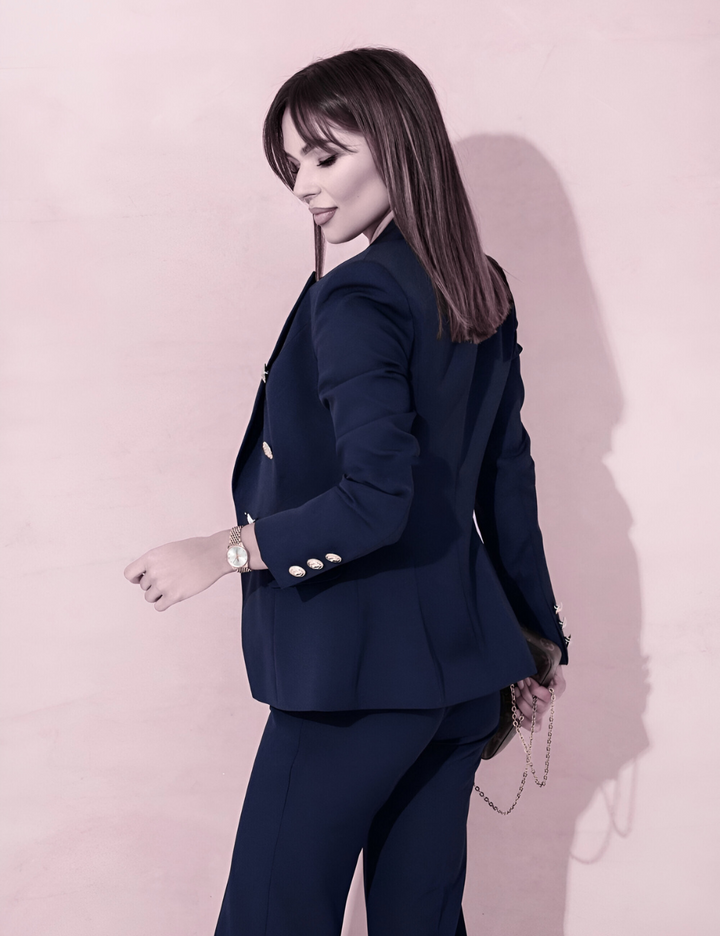 Abbey™ | Ensemble Élégant Blazer & Pantalon 
