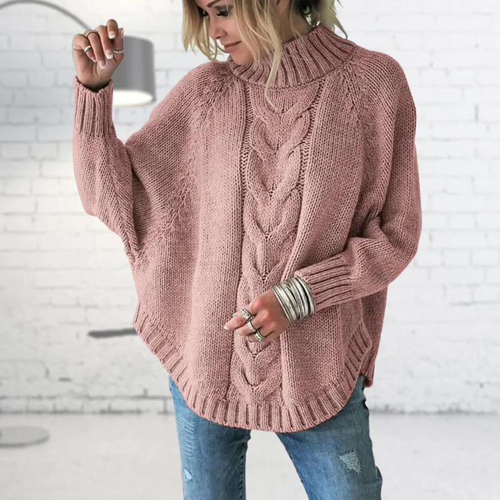 Elysian | Pull tricoté avec motif torsadé 