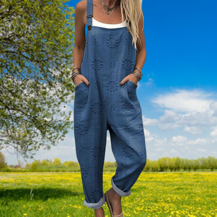 Pauline - Combinaison Vintage Décontractée 