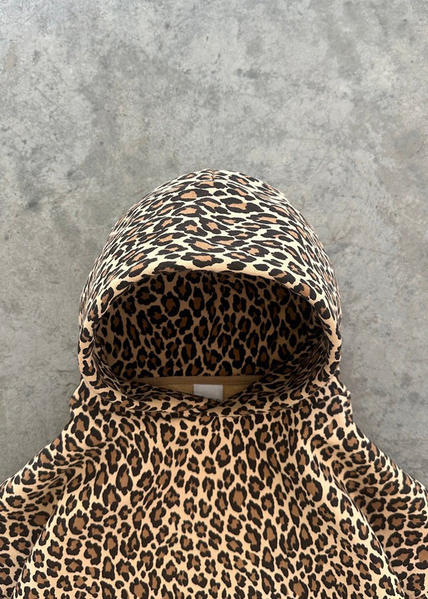 Noémie - Sweat à capuche chic léopard 
