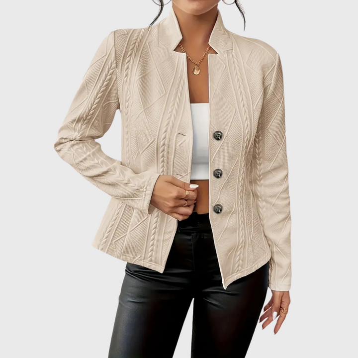 Cordelia™ | Blazer à Détail Élégant 
