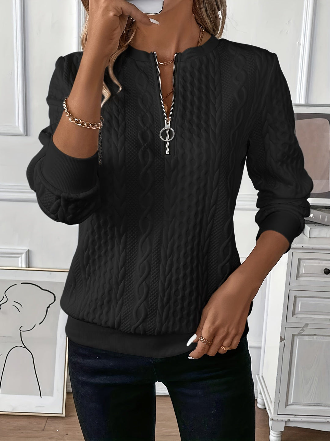 Anastasia™ | Chic Pullover in Refined Knit