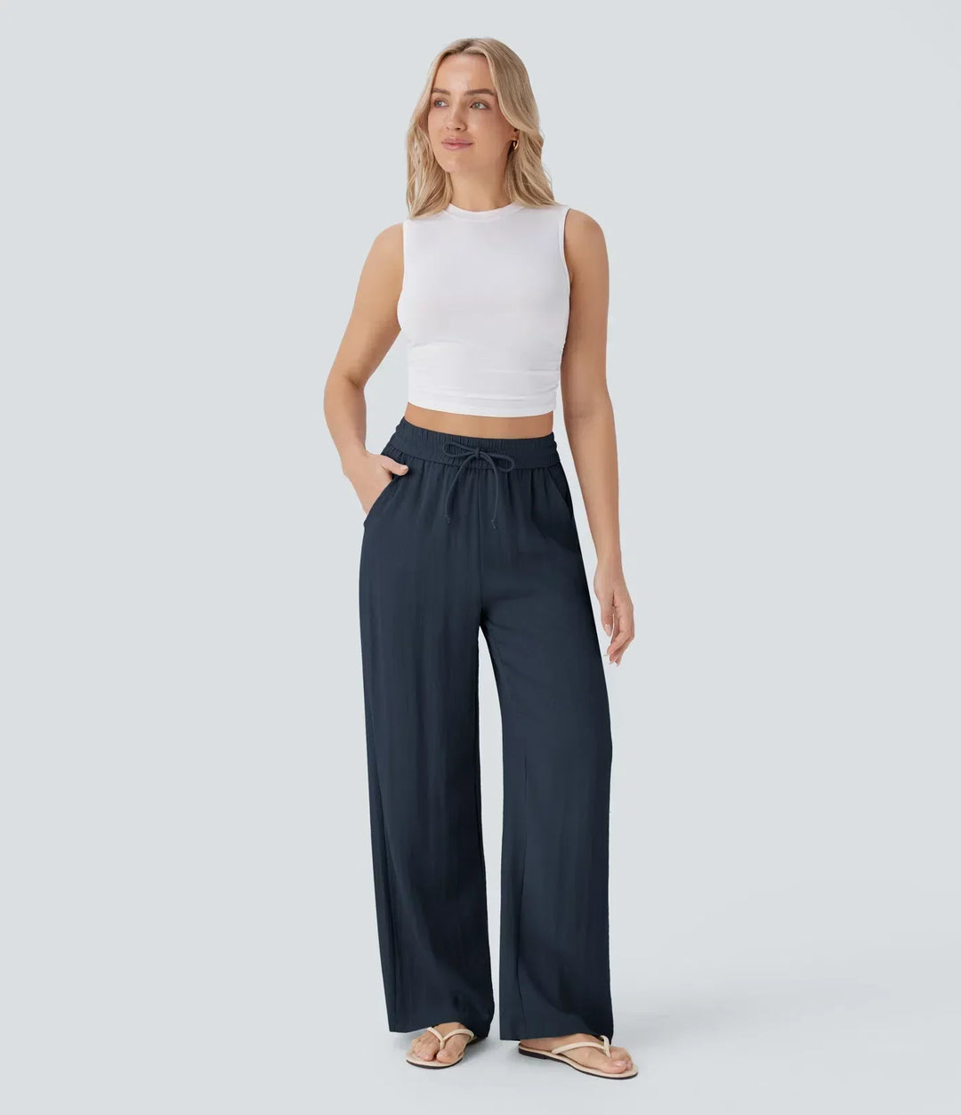 Casual & Airy Linen Pants