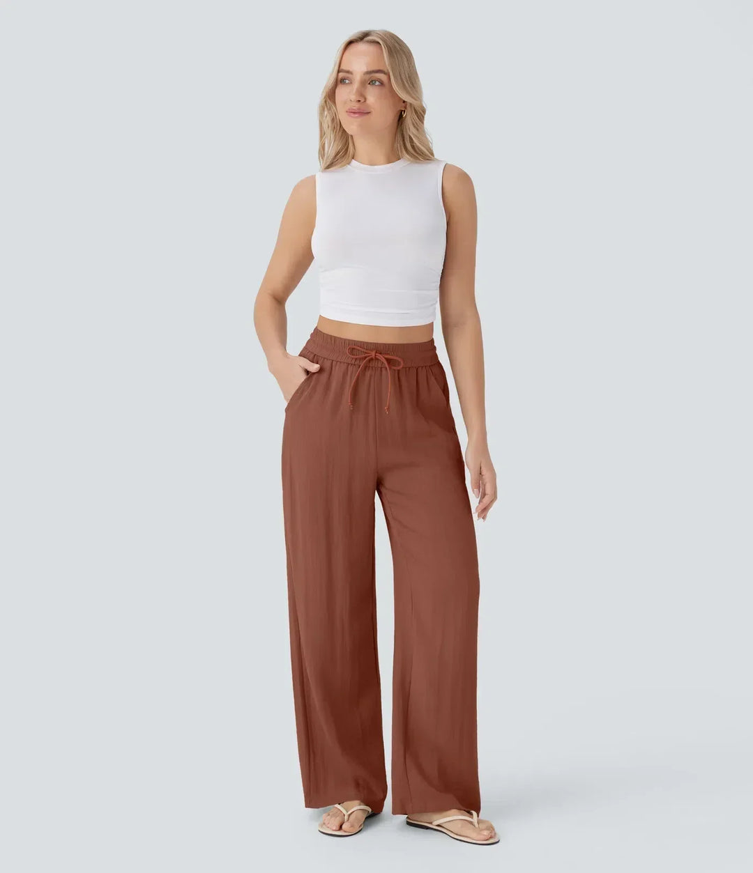 Casual & Airy Linen Pants