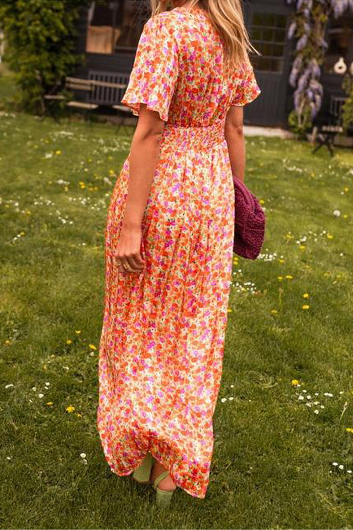 Pauline - Robe Longue Fleurie 