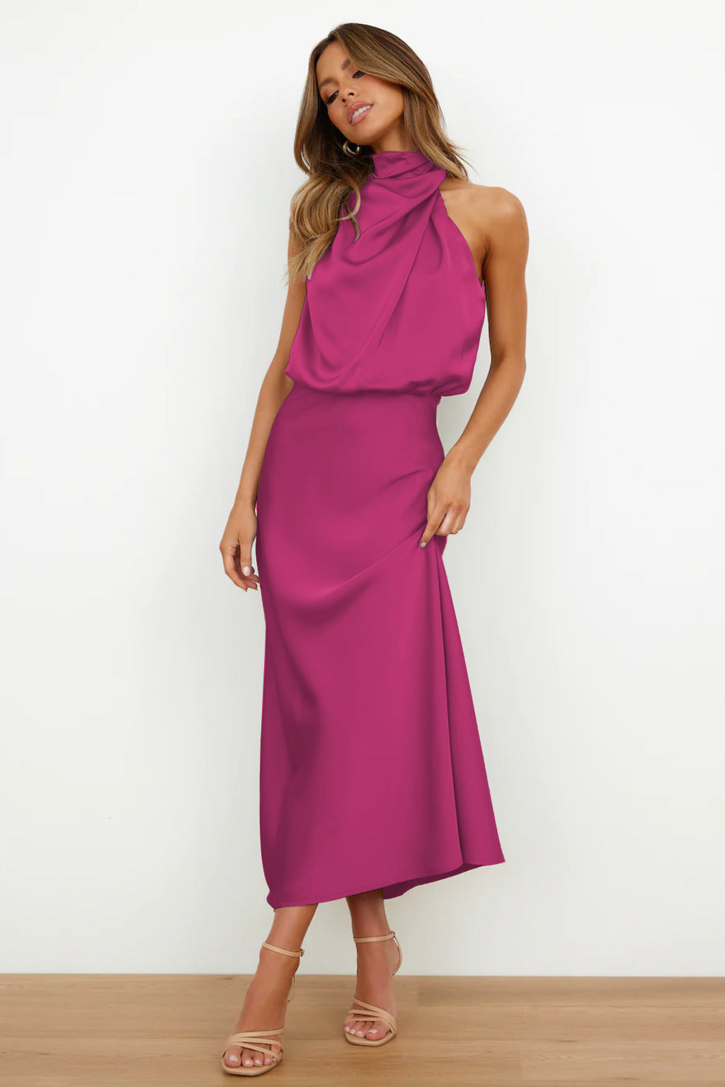 Valeria™ | Robe longue avec col licou 