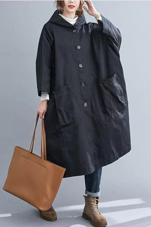 Zilo™ | Veste de pluie Bordeaux surdimensionnée 