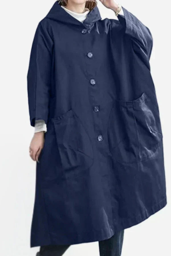 Zilo™ | Veste de pluie Bordeaux surdimensionnée 