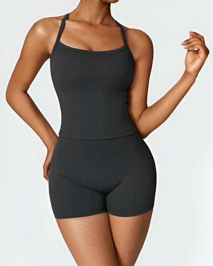 Elin™ | Seamless Fit Shorts & Tank Set