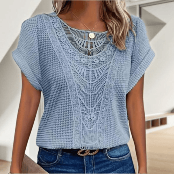 Karin - Blouse en dentelle élégante 