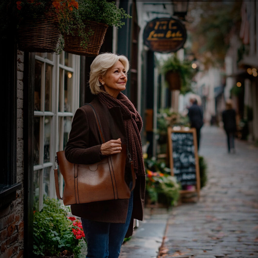 Nicole | Sac à bandoulière vintage intemporel 