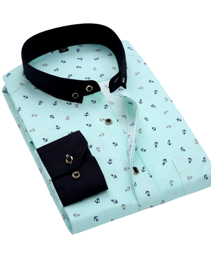 Givalli - Chemise à imprimé nautique 