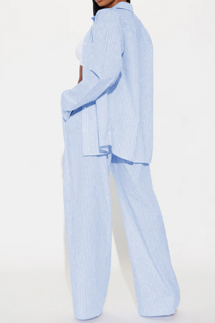 Tessa™ | Striped Comfortable Two-Piece Set