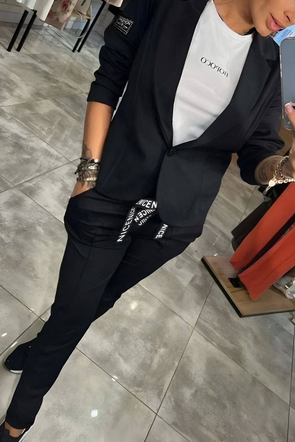 Mirella™ | Costume deux pièces élégant avec blazer et pantalon 