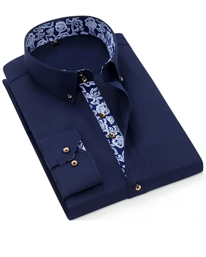 Givalli - Chemise Classique en Coton 