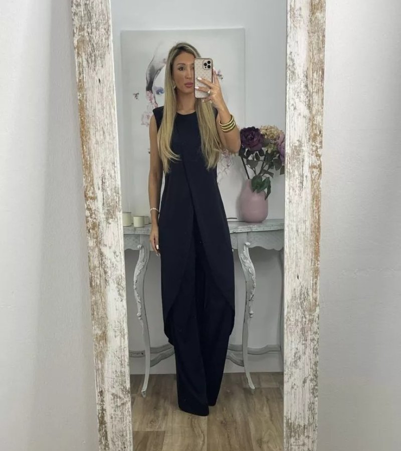 Flavia - Ensemble chic sans manches 
