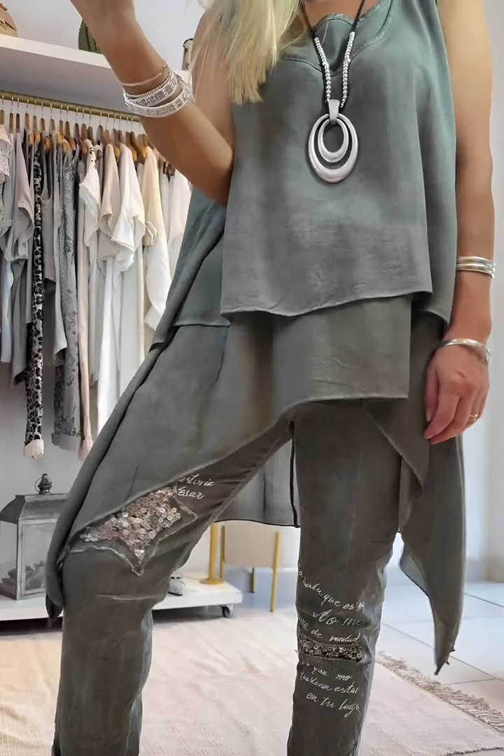 Hadewych™ | Ensemble Élégant Deux Pièces 