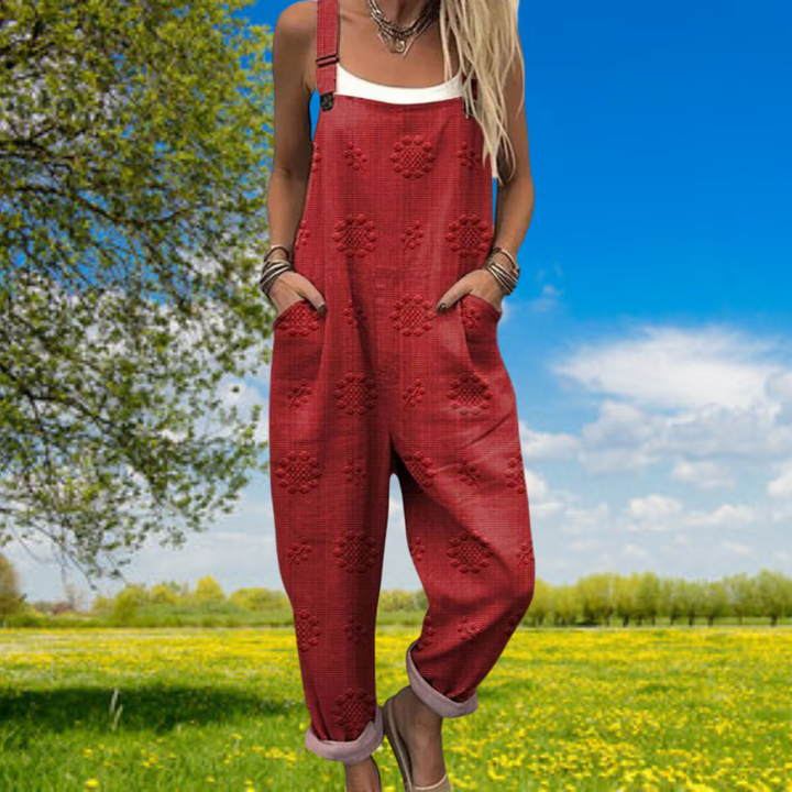 Pauline - Combinaison Vintage Décontractée 