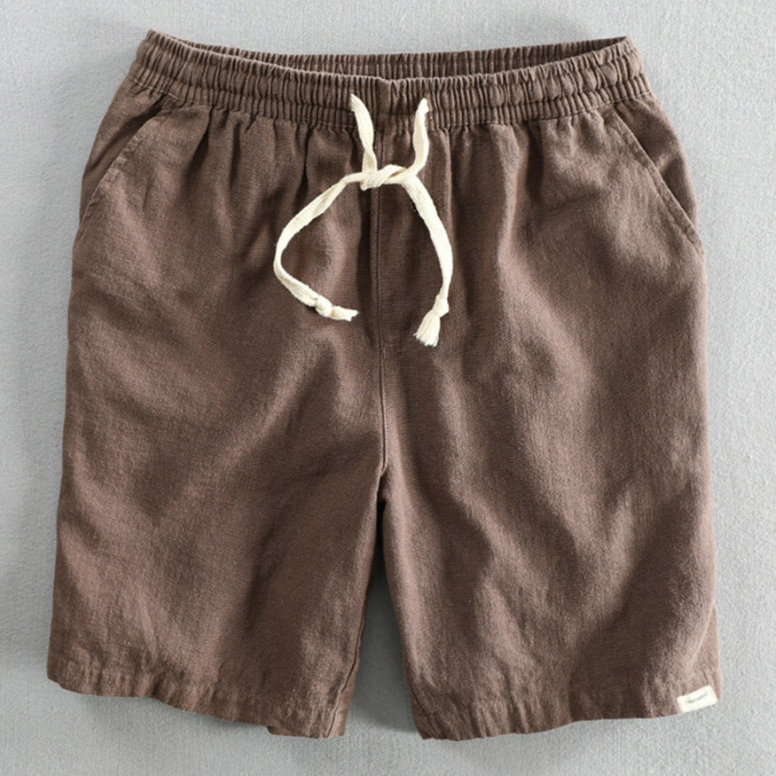 Shorts en coton de style japonais 