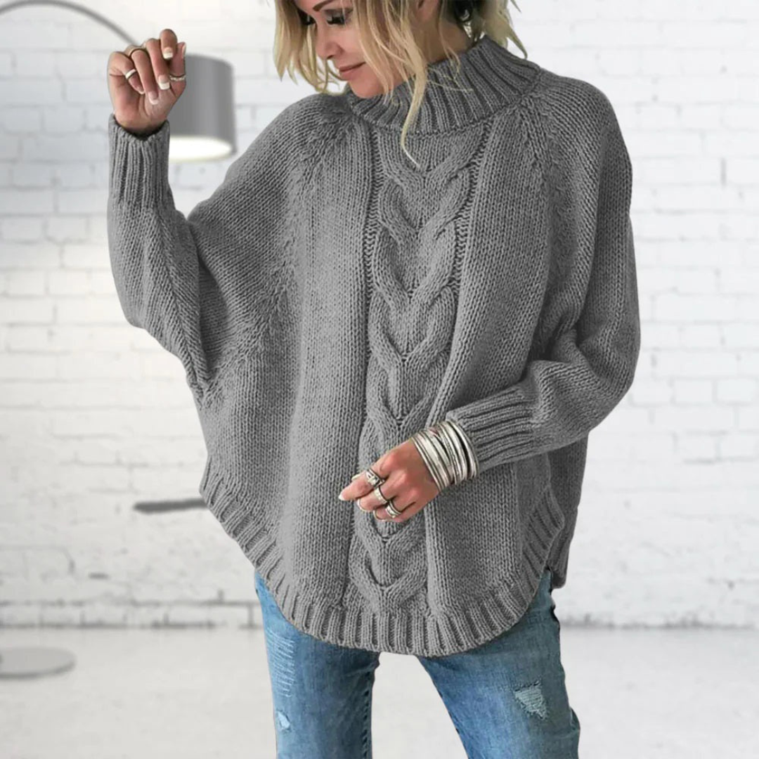 Elysian | Pull tricoté avec motif torsadé 