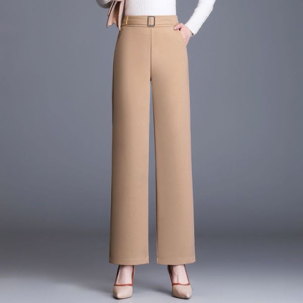 Pantalons amincissants avec fermeture élégante 