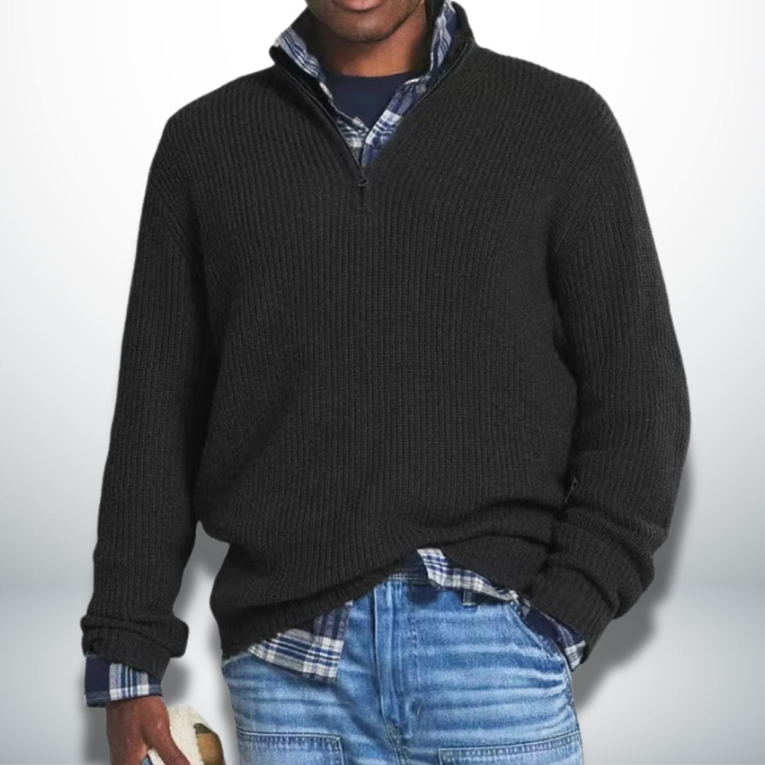 Caleb - Pull Chaud Classique 