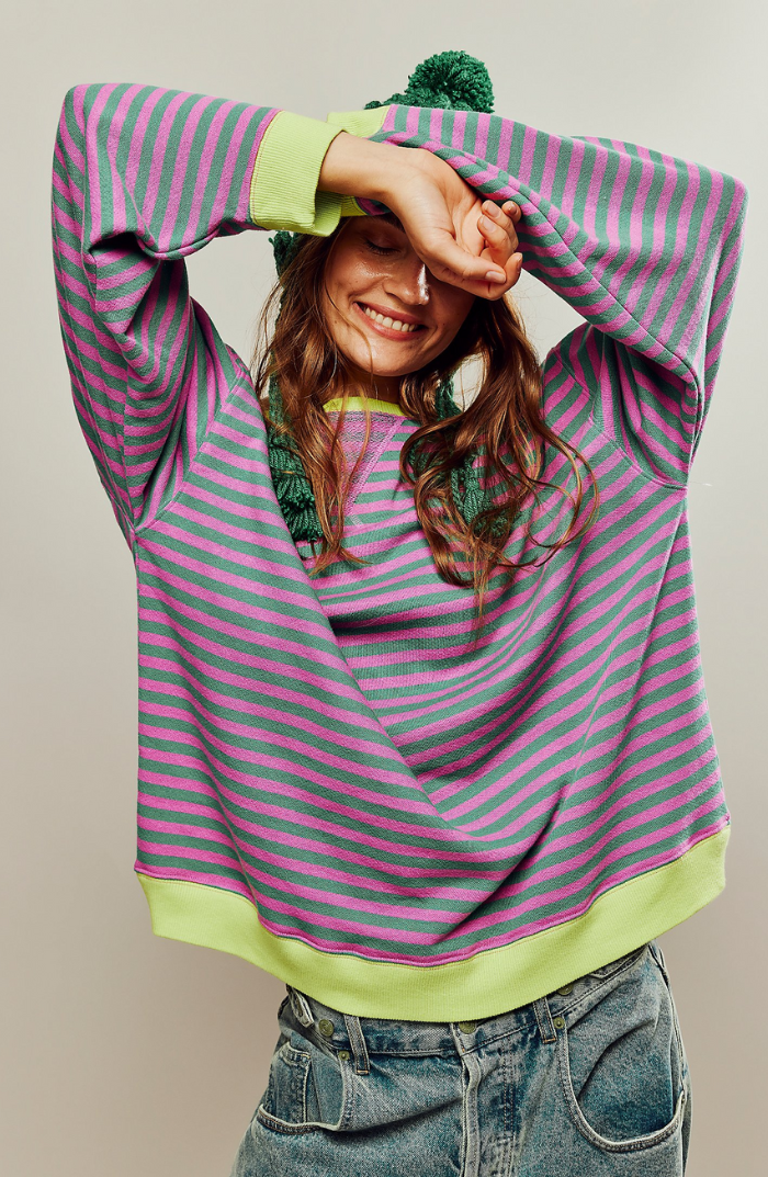 Mana | Pull rayé surdimensionné 