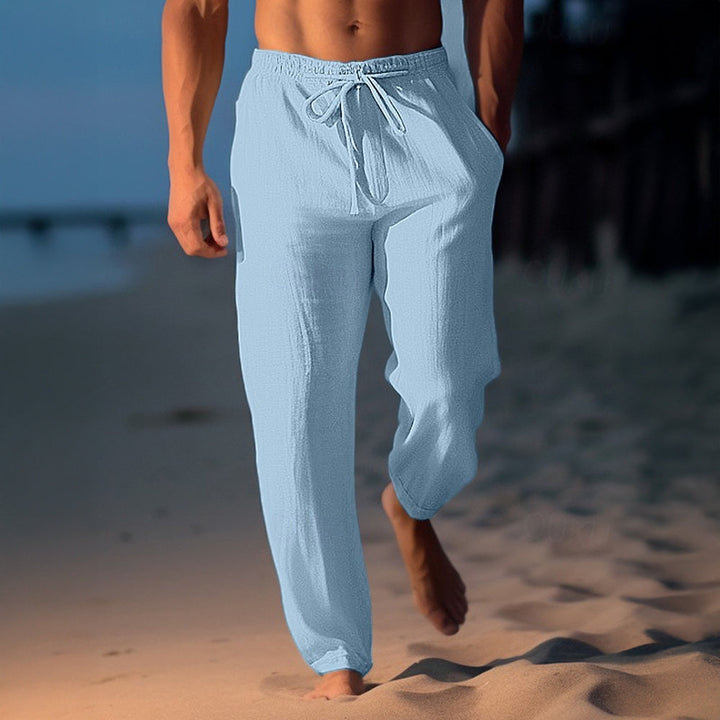 Pantalon en lin Zakynthos 