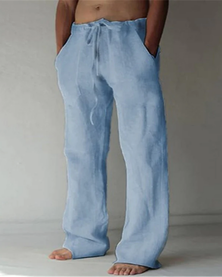 Pantalons en lin respirant 