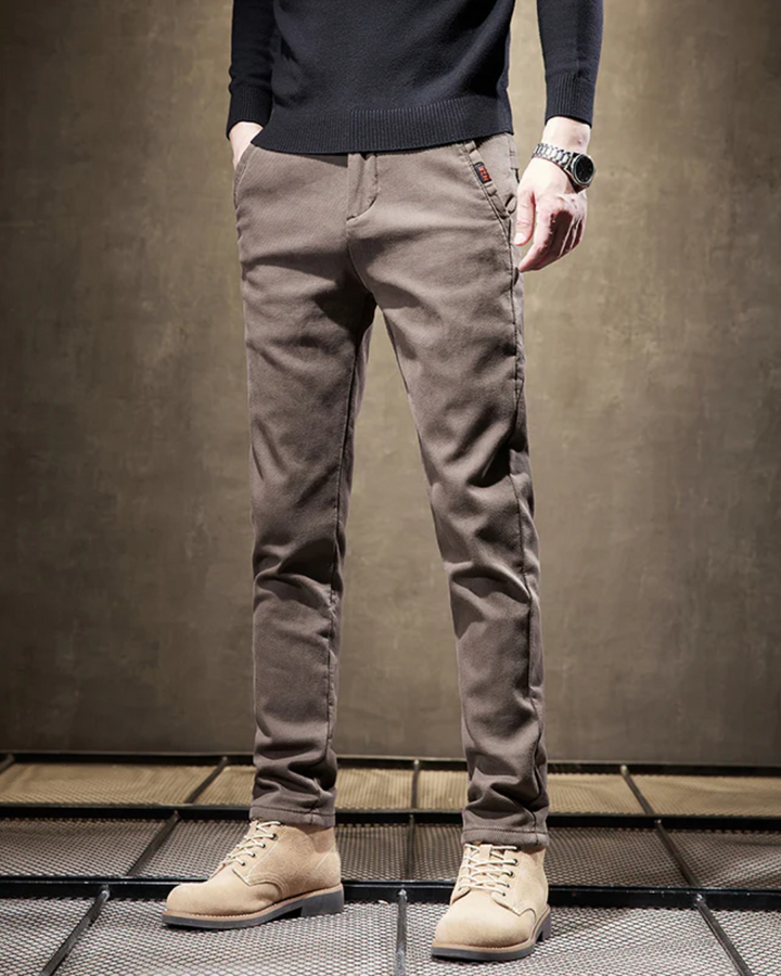 Pantalon ajusté décontracté 