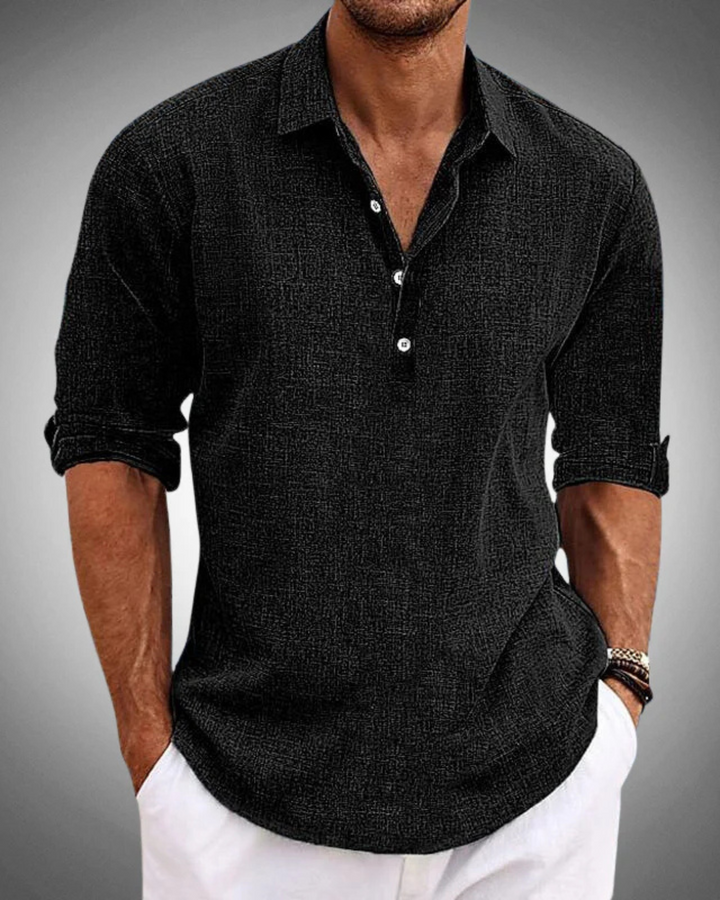 Chemise en coton classique Sabbio 