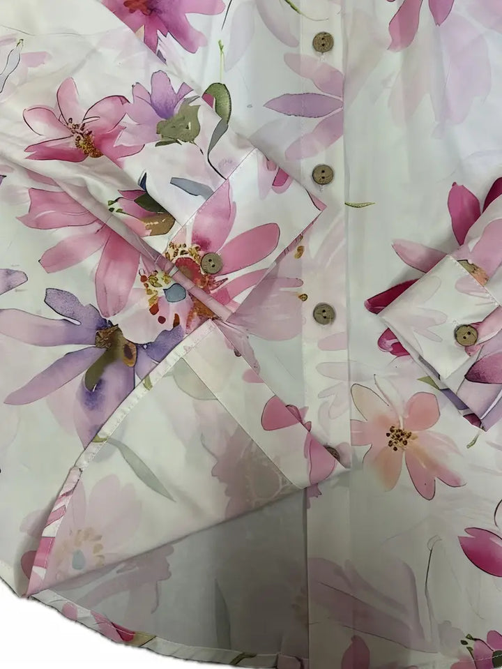 Emiliana - Blouse Florale Élégante 