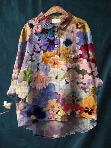 Julia - Blouse Florale Élégante 