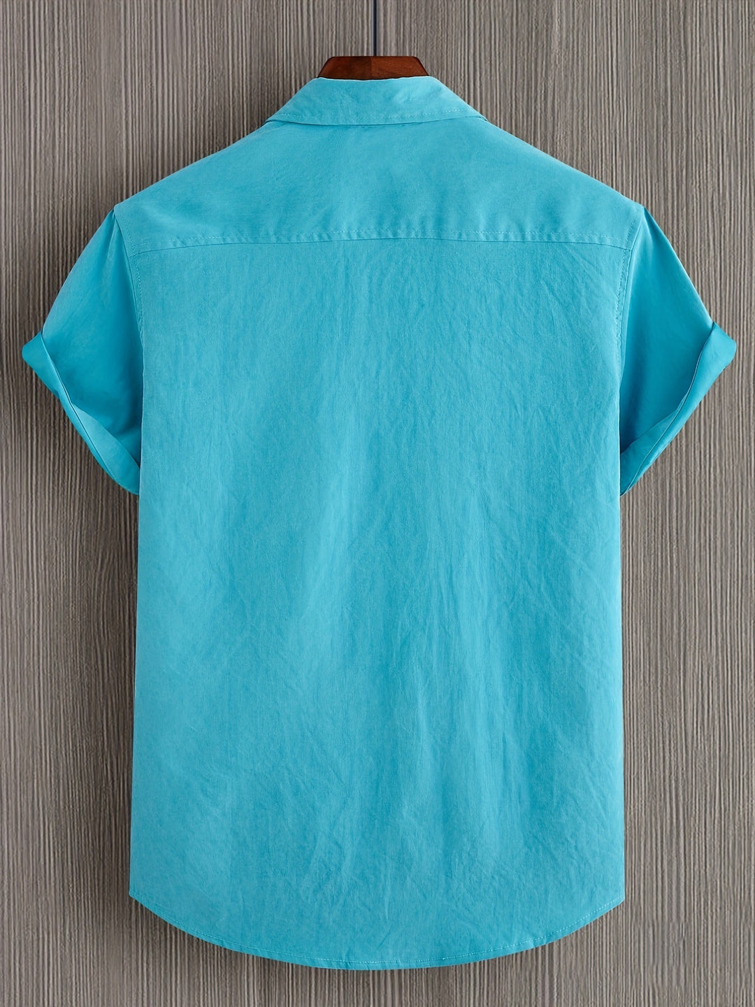 Chemise décontractée à manches courtes en coton 