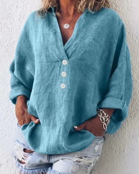 Katerina - Blouse Bohème Décontractée 